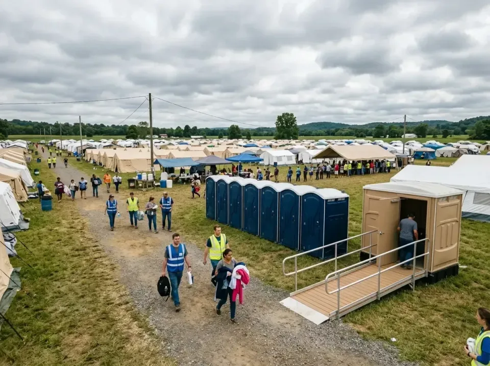 disaster-relief-camp-restrooms-010 — frequently asked questions, Dumpster & Portable Bathrooms Rental in Cutler, CA